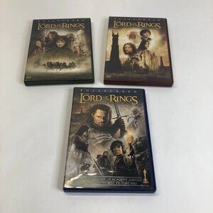 LORD OF THE RINGS Trilogy Fellowship / Two Towers / Return - DVD (Full Screen)‎